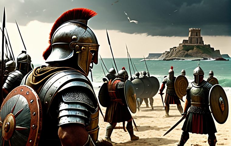 이탈리아 주요 전쟁 역사 - **Image Prompt: Punic Wars - Clash for Mediterranean Dominance**
A highly detailed, cinematic hi...