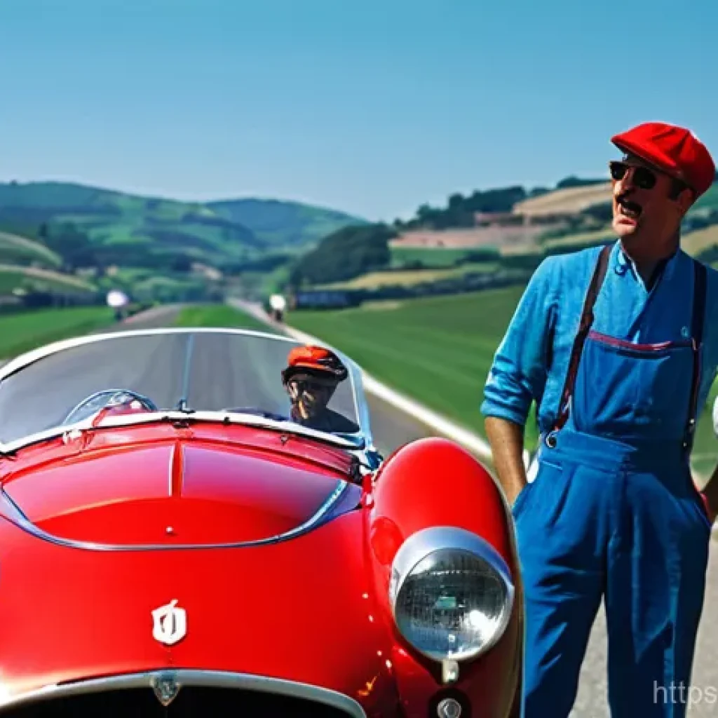 마세라티 브랜드 히스토리 - **Prompt 1: Maserati's Founding and Early Racing Glory**
    A vibrant, sun-drenched scene at a hist...