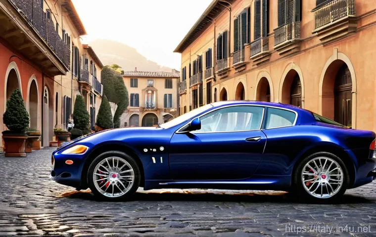 마세라티 브랜드 히스토리 - **Prompt 1: Maserati's Founding and Early Racing Glory**
    A vibrant, sun-drenched scene at a hist...