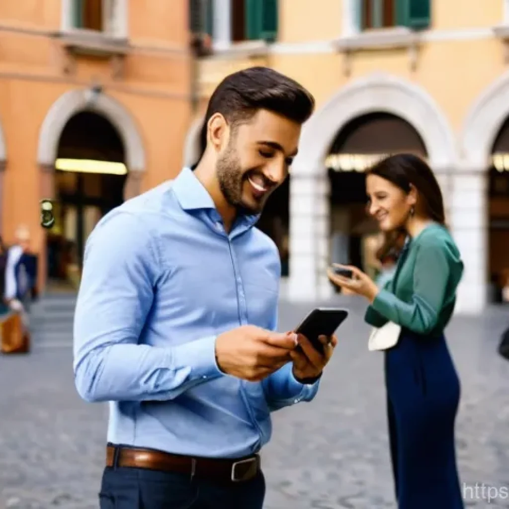 이탈리아 노동법 및 근로 환경 - **Work-Life Balance in an Italian City:** A group of diverse professionals, including men and women ...