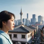 Home 18 이탈리아와 한국 경제 비교 - **Prompt 1: Converging Economic Crossroads**
"An intricate urban landscape where elements of a m...